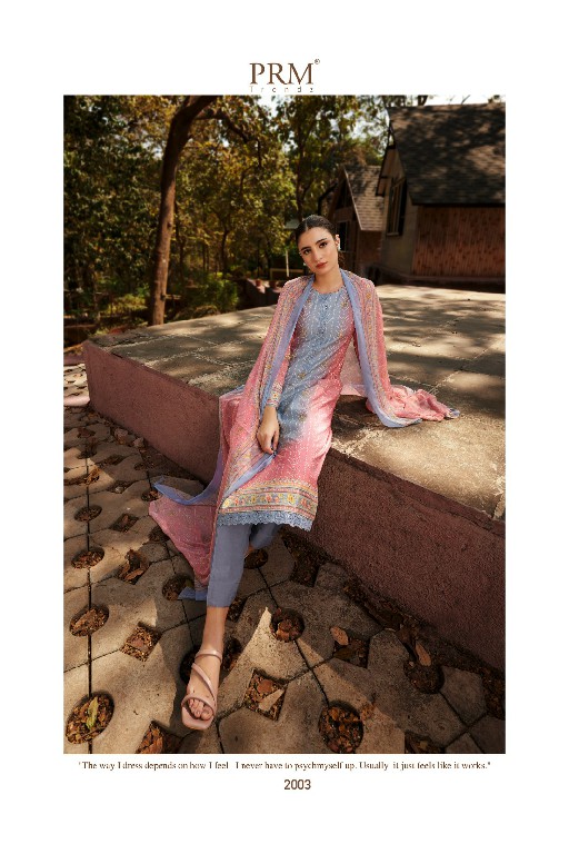 PRM Nafisha Wholesale Pure Muslin Silk With Heavy Fancy Work Suits