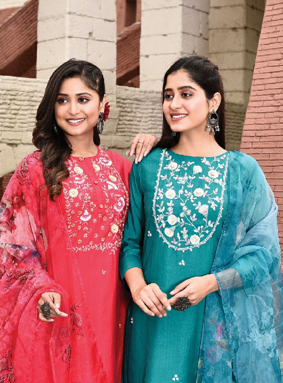HRU India Sanskriti Vol-43 Wholesale Readymade 3 Pcs Salwar Suits