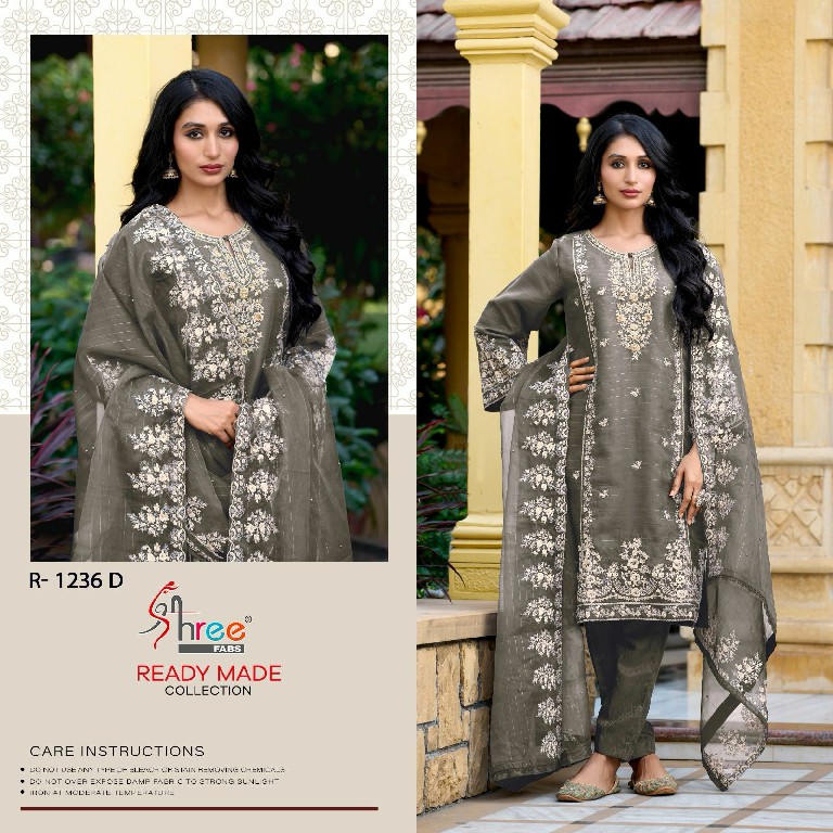 Shree Fabs R-1236 Wholesale Readymade Indian Pakistani Suits