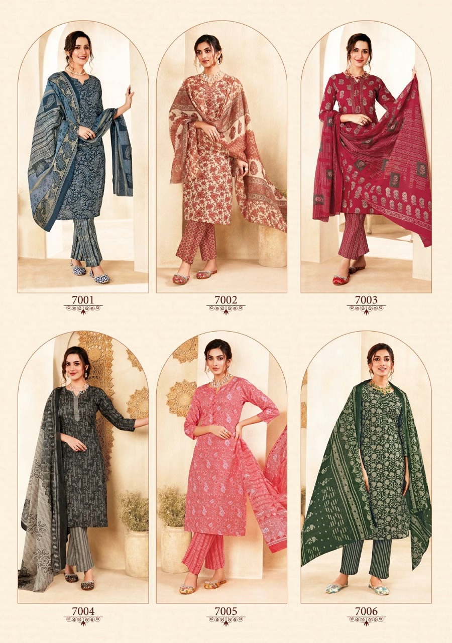 Suryajyoti Preyasi Vol-7 Wholesale Pure Soft Cotton Printed Readymade Dress