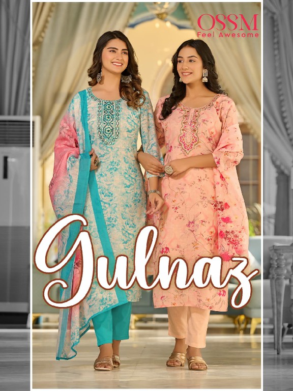 OSSM Gulnaaz Wholesale Premium Fancy Readymade 3 Piece Suits