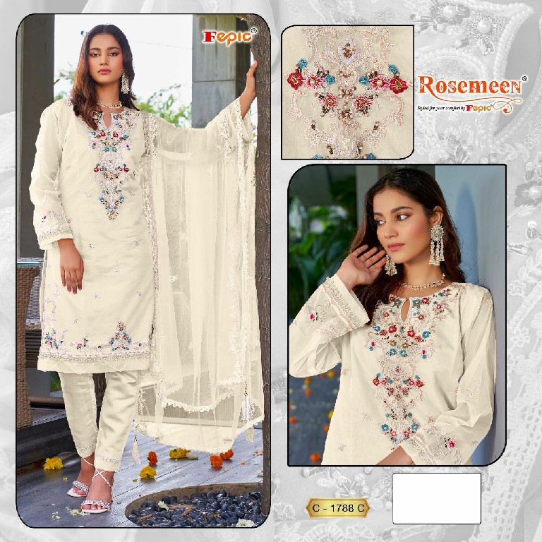 Fepic Rosemeen C-1788 Wholesale Pakistani Concept Pakistani Suits