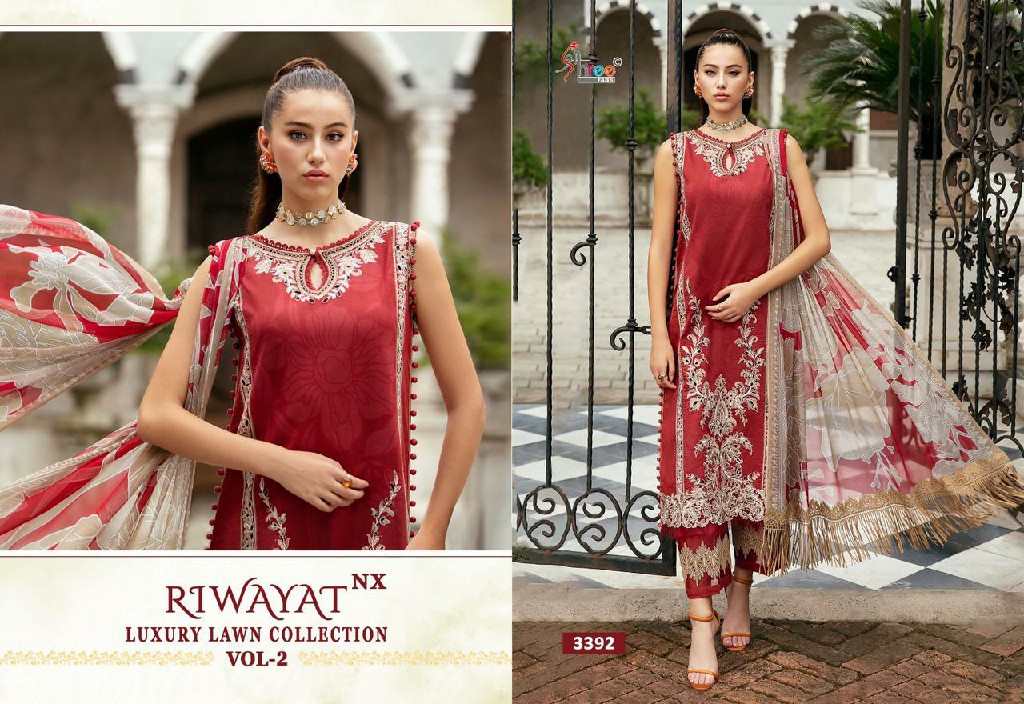 Shree Fabs Riwayat Luxury Lawn Collection Vol-2 Nx Wholesale Indian Pakistani Suits