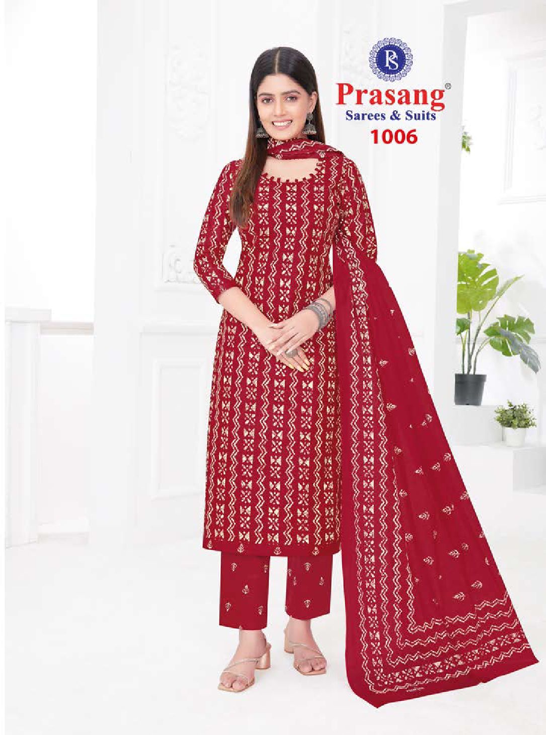 Prasang Madhur Vol-1 Wholesale Pure Cotton Printed Readymade Dress
