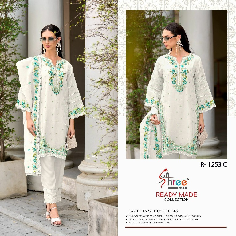 Shree Fabs R-1253 Wholesale Readymade Indian Pakistani Suits