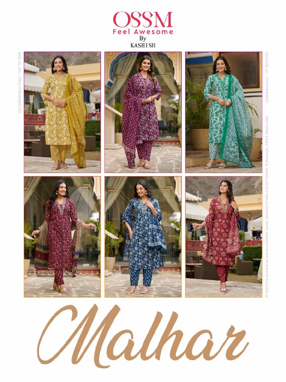 OSSM Malhar Wholesale Premium Cotton 3 Pcs Salwar Suits