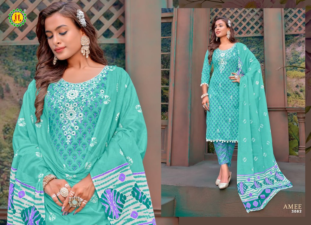 JT Amee Vol-3 Wholesale Readymade Top Pant And Dupatta