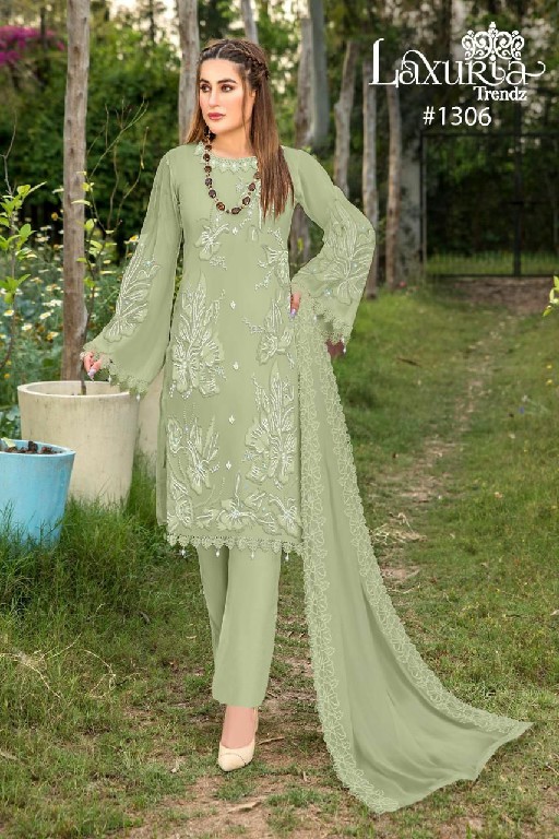 LAXURIA 1306 NEW COLOR PAKISTANI READYMADE SALWAR KAMEEZ