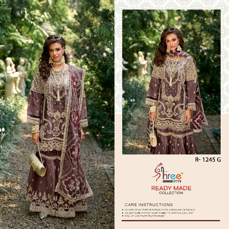 Shree Fabs R-1245 Dark Colour Wholesale Readymade Indian Pakistani Suits