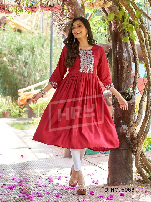 HRU India Moon Light Vol-1 Wholesale Midi Dress With 44 Inch Lenght Kurtis
