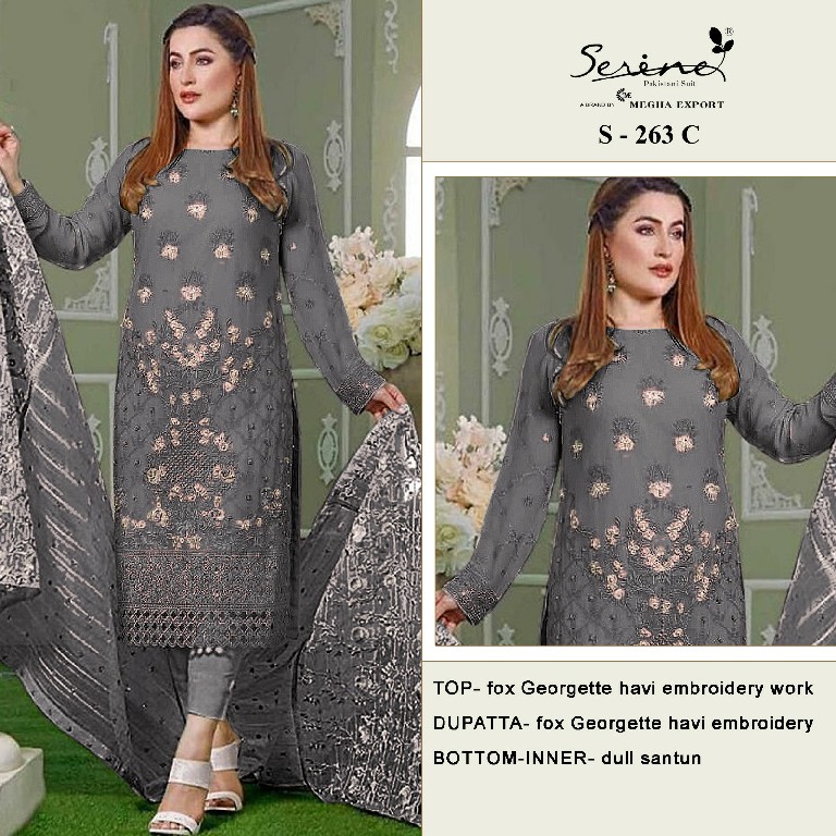 Serine S-263 Wholesale Indian Pakistani Salwar Suits