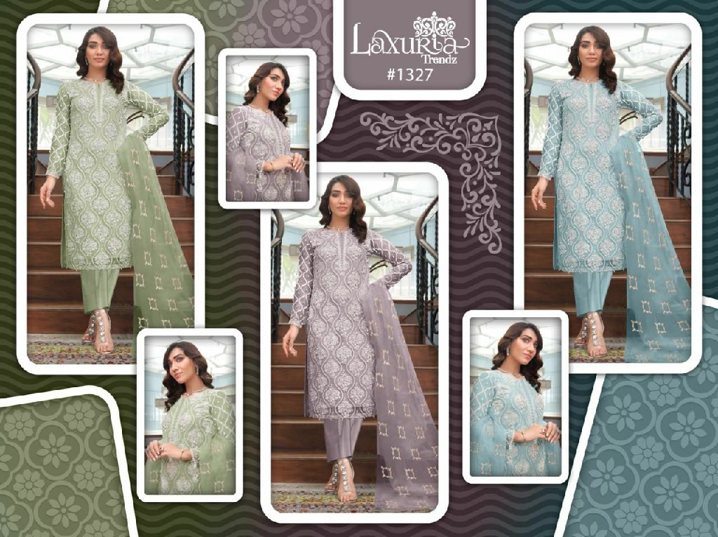 Laxuria D.no 1327 Wholesale Luxury Pret Formal Wear Collection
