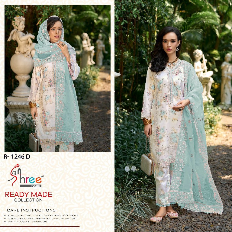 Shree Fabs R-1246 Wholesale Readymade Indian Pakistani Suits