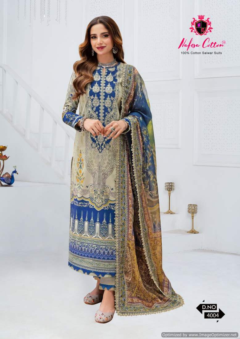 Nafisa Andaaz Karachi Suits Vol-4 Wholesale Printed Karachi Suits
