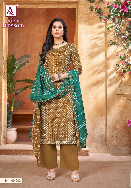 ALOK SUIT BLOSSOM CASUAL WEAR PRINTED DRESS MATERIAL