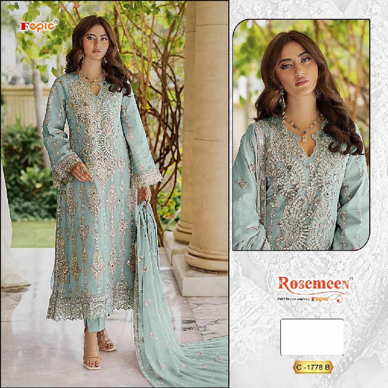 Fepic Rosemeen C-1778 Wholesale Indian Pakistani Suits