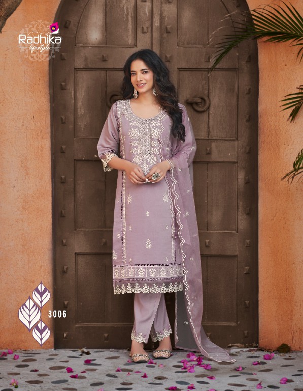 Radhika Sehnaaz Vol-3 Wholesale Pure Roman Silk Designer Kurti With Pant And Dupatta