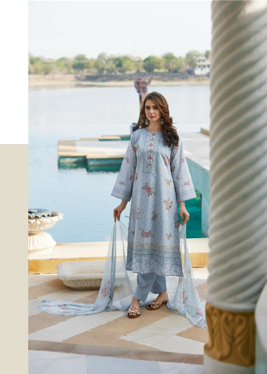 Sadhana Zeenat Wholesale Pure Lawn Cotton With Fancy Work Salwar Suits