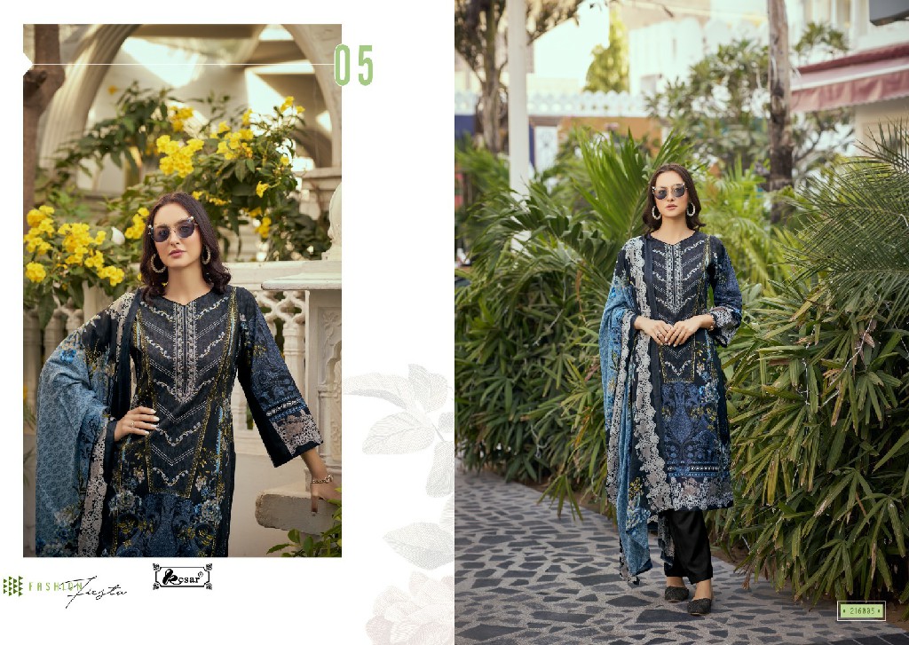 Kesar Naira Vol-42 Wholesale Pure Lawn Cotton With Embroidery Summer Dress Material