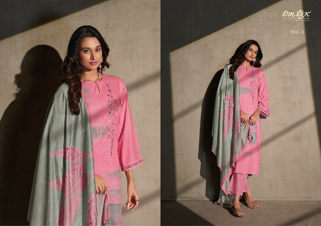 Omtex Khyati Wholesale Lawn Cotton With Embroidery Salwar Suits