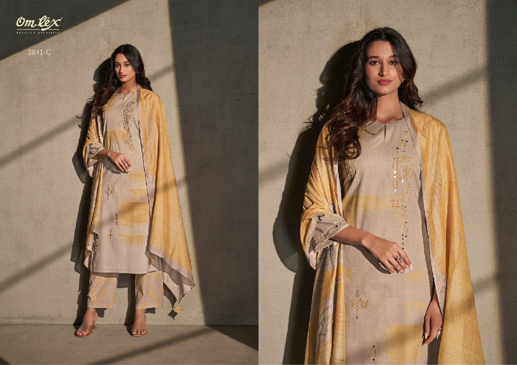 Omtex Khyati Wholesale Lawn Cotton With Embroidery Salwar Suits
