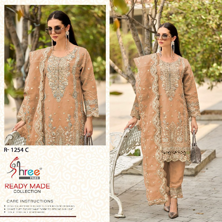 Shree Fabs R-1254 Wholesale Readymade Indian Pakistani Suits