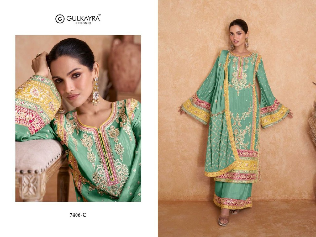 Gulkayra Vedika Colour Edition Wholesale Free Size Stitched Suits