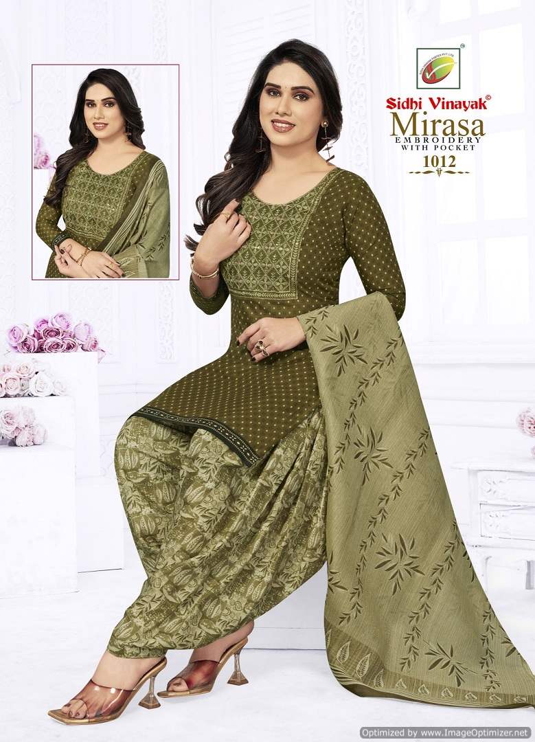 Sidhi Vinayak Mirasa Vol-1 Wholesale Readymade Lining Cotton Suits