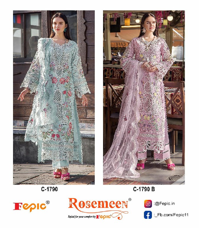 Fepic Rosemeen C-1790 Wholesale Indian Pakistani Suits