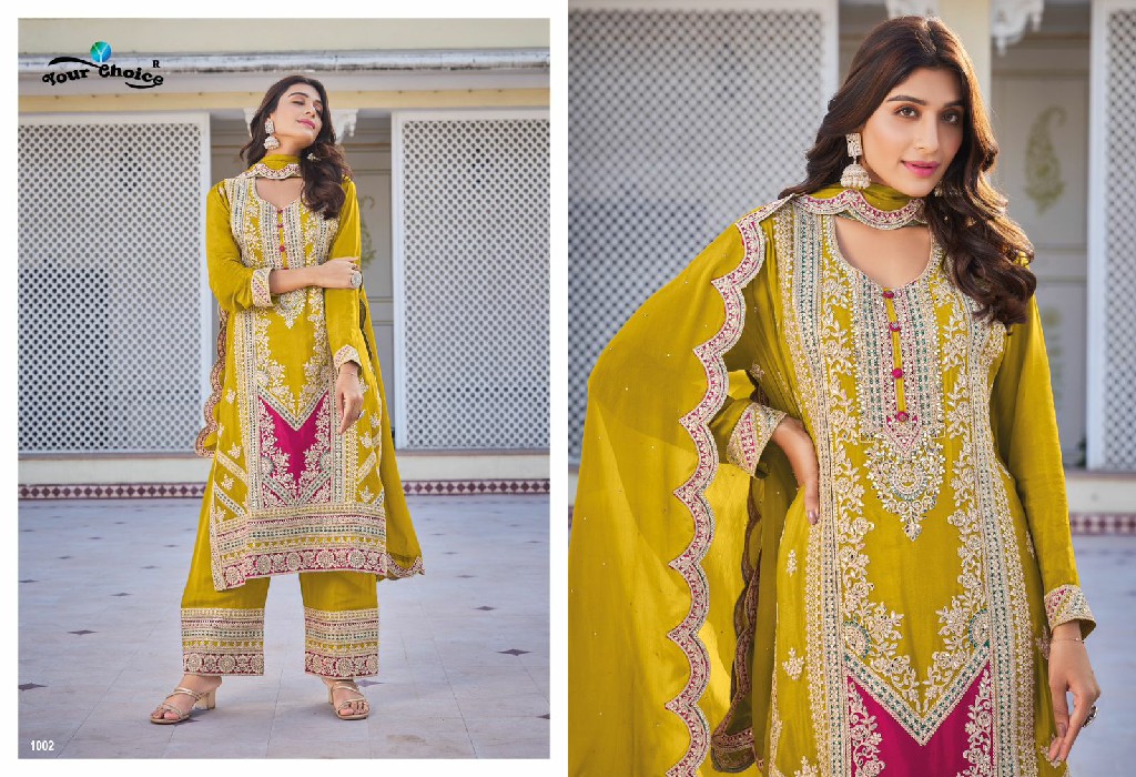 Your Choice Glamup Wholesale Eid Special Free Size Stitched Suits