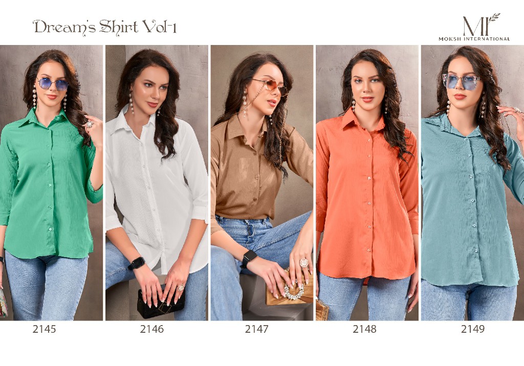 Moksh Dreams Shirt Vol-1 Wholesale Rinkal Cotton T-Shirts