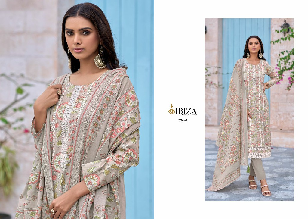 Ibiza Astrella Wholesale Pure Lawn With Embroidery Work Salwar Suits