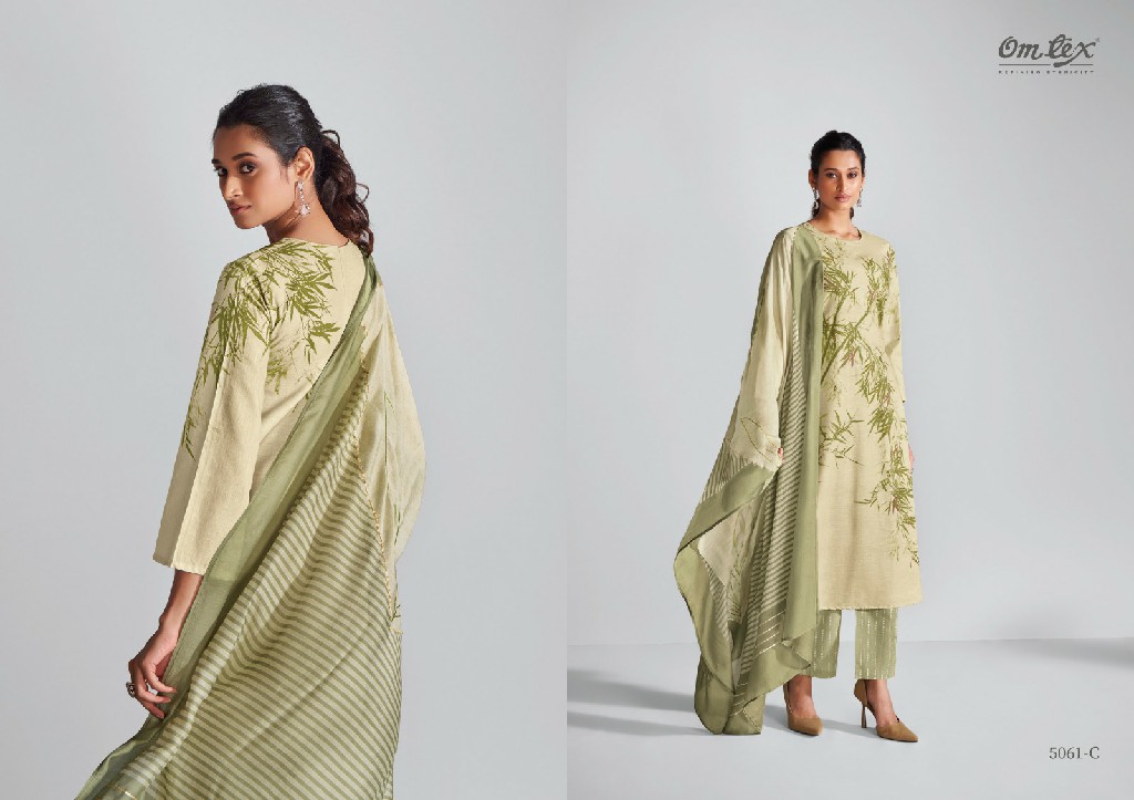 Omtex Nitara Wholesale Linen Cotton With Handwork Salwar Suits