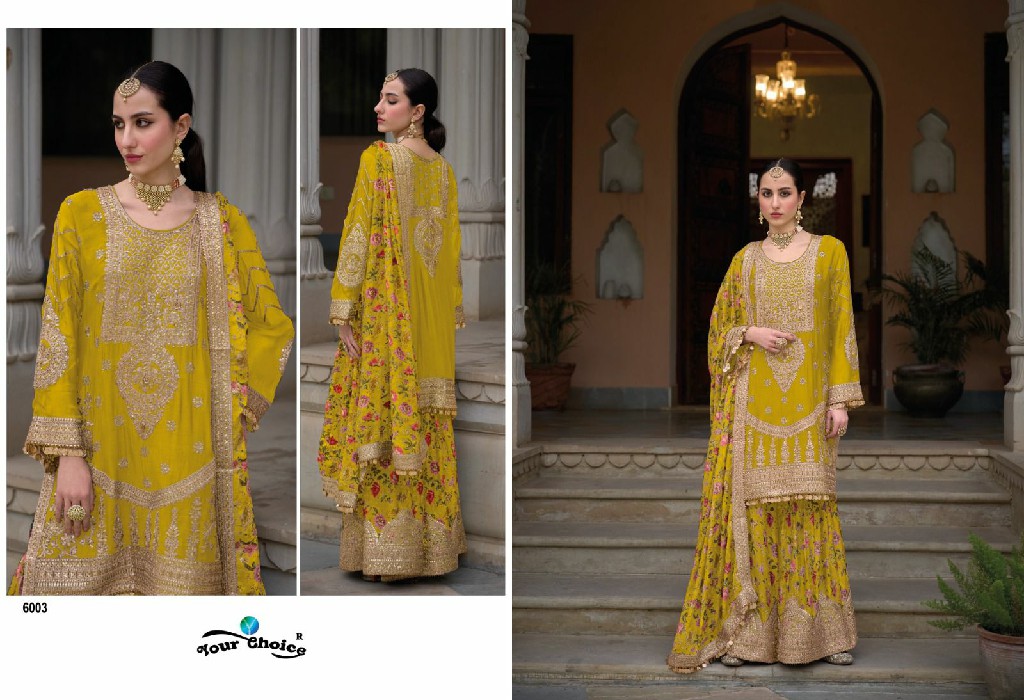 Your Choice Sadaf Gold Wholesale Eid Special Free Size Stitched Suits