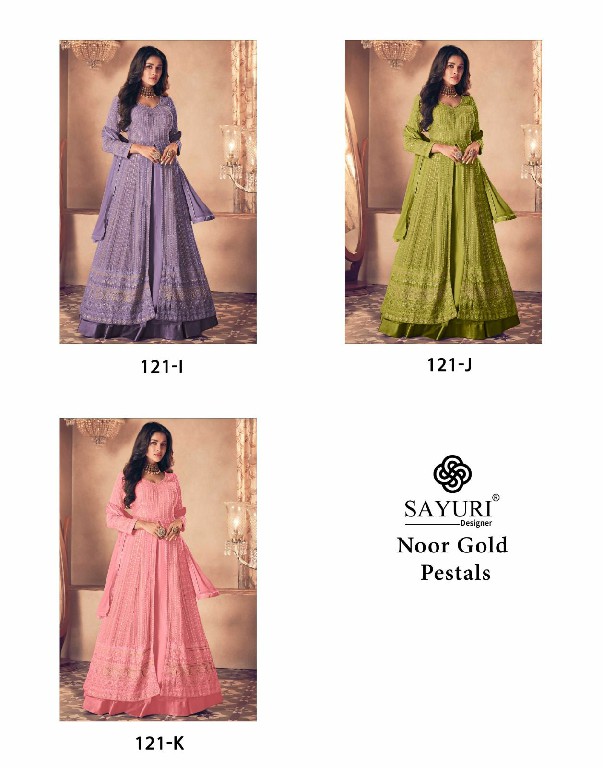 Sayuri Noor Gold Pestals Wholesale Designer Free Size Stitched Suits