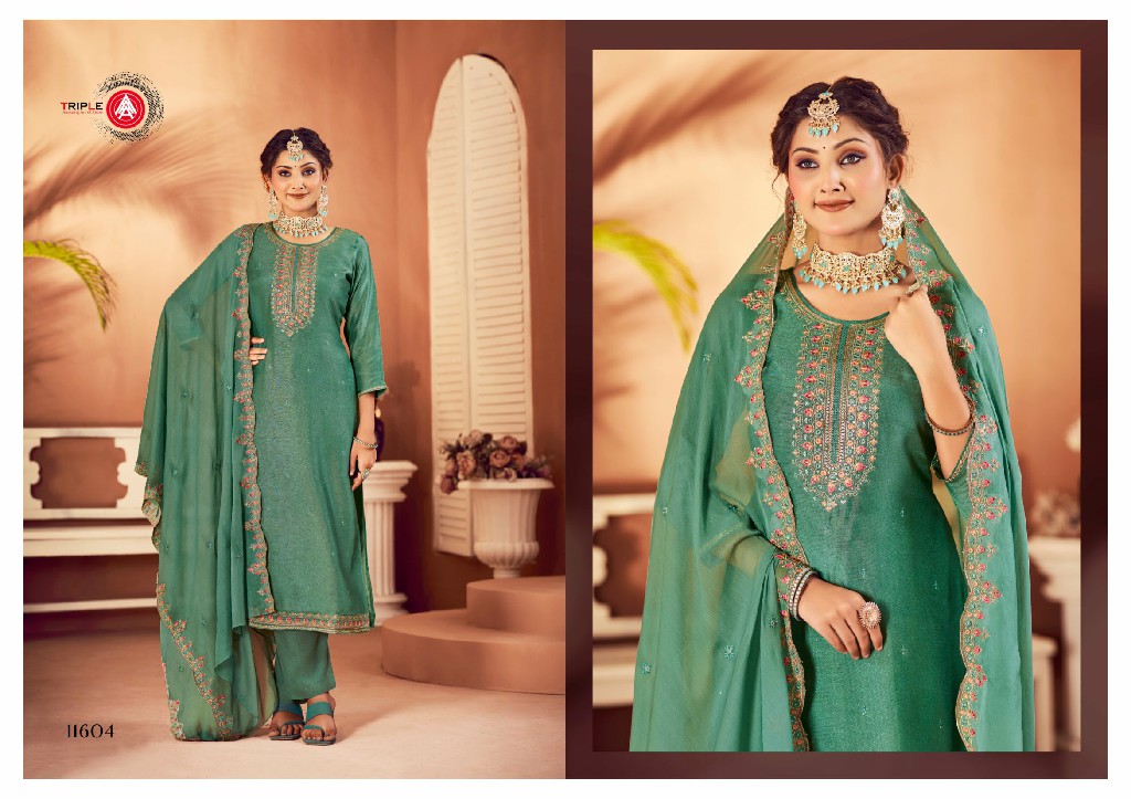 TRIPLE AAA KALARANG TAANI ELEGANT WORK DRESS MATERIAL