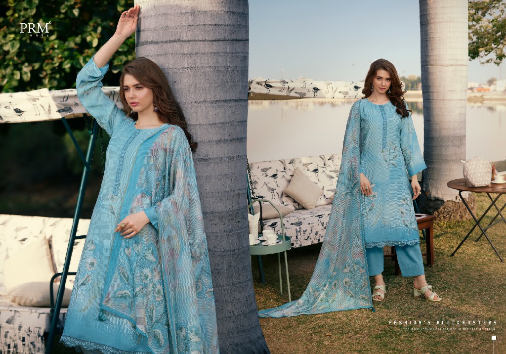 PRM Vouge Nafees Wholesale Pure Musline Silk With Fancy Embroidery Salwar Suits