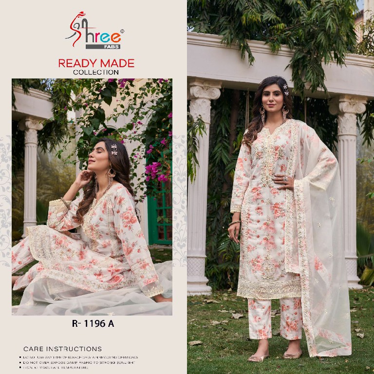 Shree Fabs R-1196 Wholesale Readymade Indian Pakistani Salwar Suits