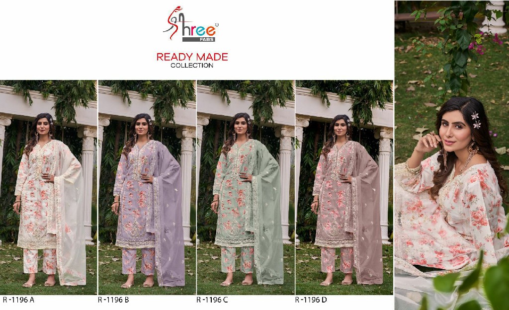 Shree Fabs R-1196 Wholesale Readymade Indian Pakistani Salwar Suits