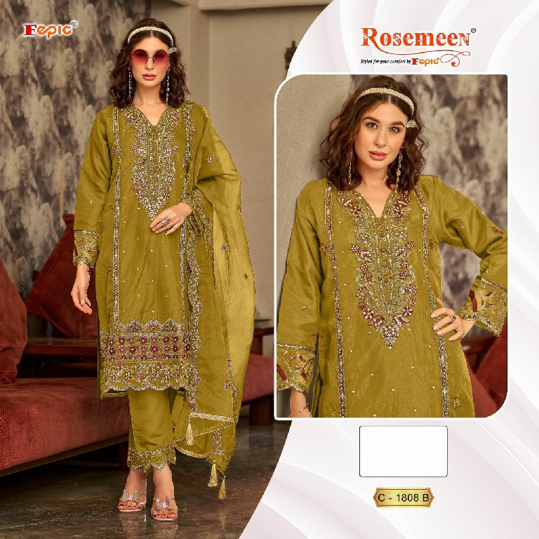 Fepic Rosemeen C-1808 Wholesale Indian Pakistani Salwar Suits