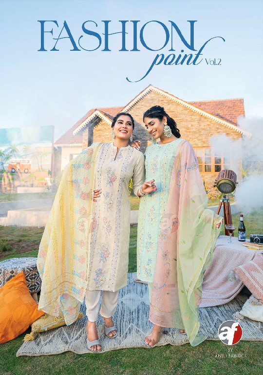 Anju Fashion Point Vol-2 Wholesale Kurti With Pant And Dupatta