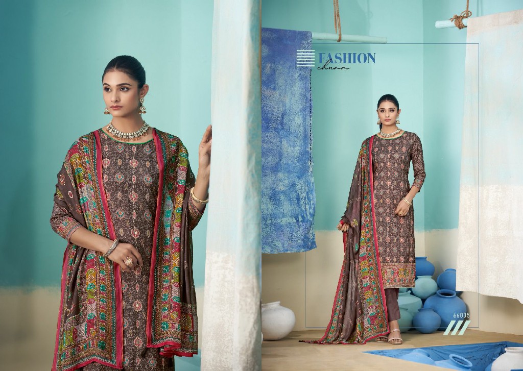 Nishant Raziya Wholesale Pure VIscose With Heavy Hand Work Dress Material