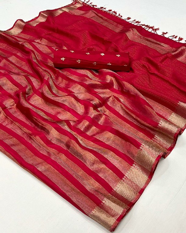Rajtex Ksatsuma Wholesale Handloom Weaving Party Wear Indian Sarees