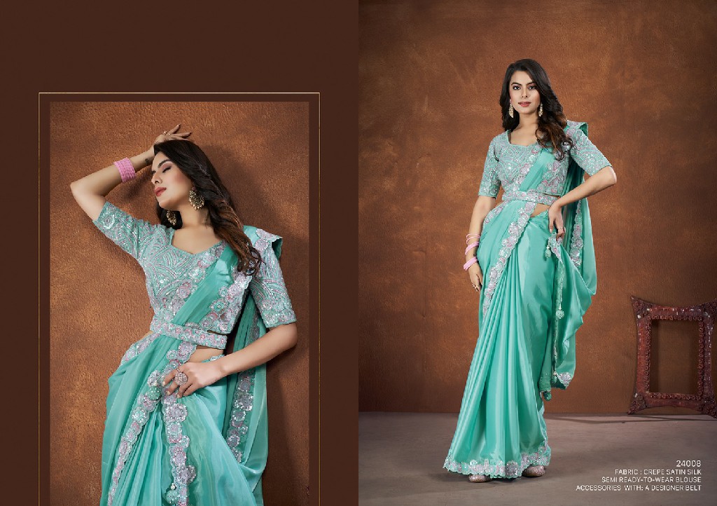 Mahotsav Mohmanthan Saha Saki 24000 Series Wholesale Designer Stitched Sarees