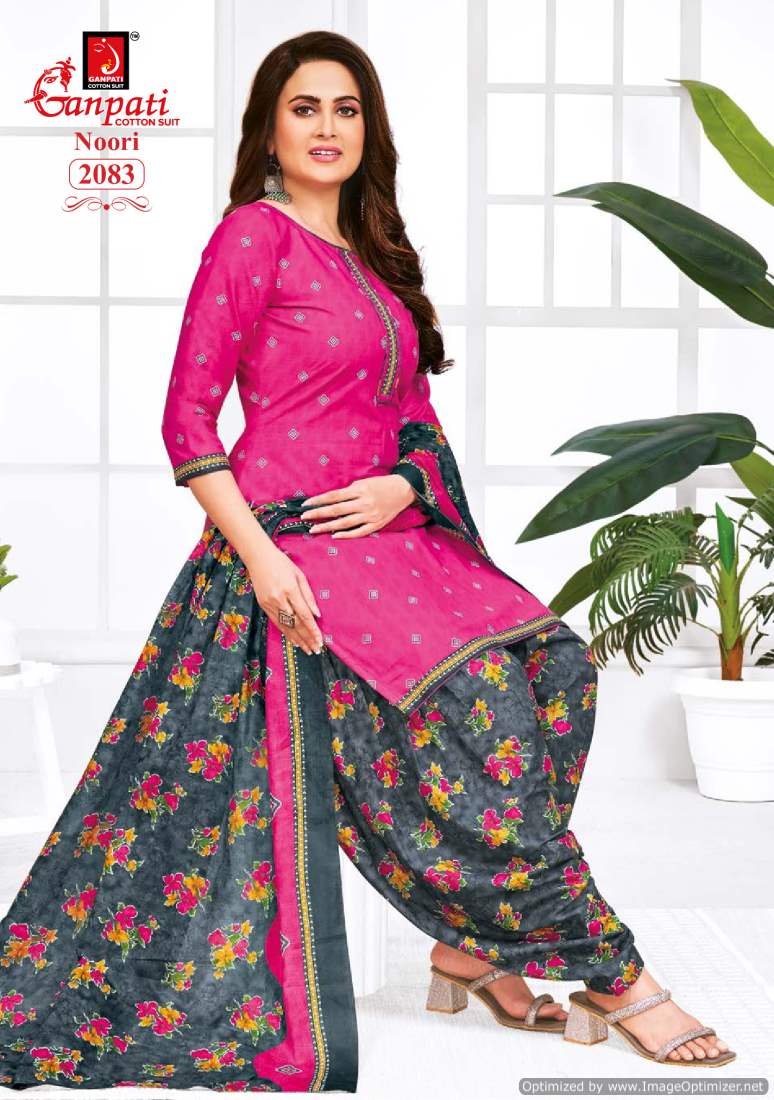 Ganpati Noori Patiyala Vol-9 Wholesale Pure Cotton Printed Dress Material