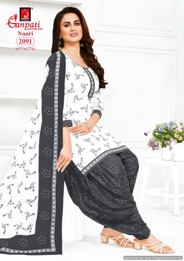 Ganpati Noori Patiyala Vol-9 Wholesale Pure Cotton Printed Dress Material