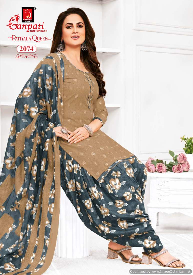 Ganpati Patiyala Queen Vol-9 Wholesale Patiyala Dress Material