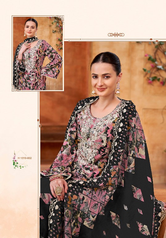 Alok Black Diamond Wholesale Pure Rayon With Embroidery Dress Material