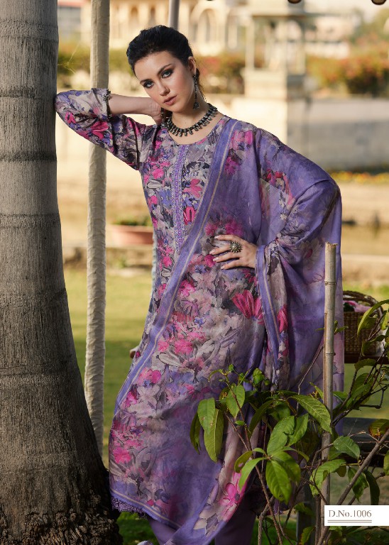 PRM Inaaya Wholesale Pure Musline Silk With Fancy Embroidery Work Salwar Suits