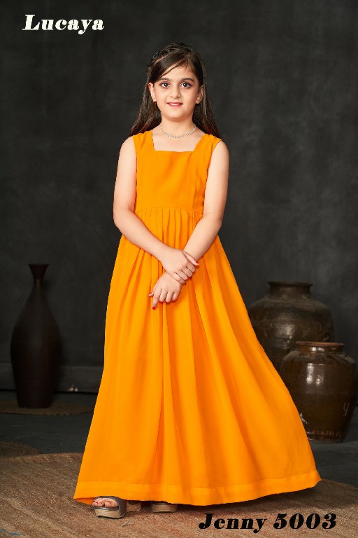 Lucaya Jenny Vol-5 Wholesale Ethnic Wear Kids 2 Piece Indo Western Collection